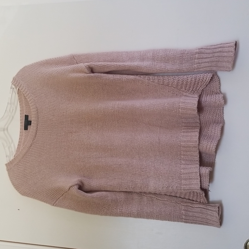 Sweater crew size S beige/taupe